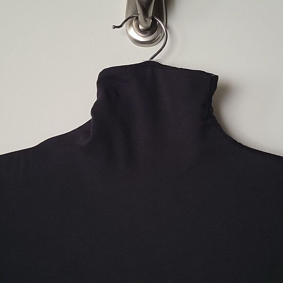 NWT Kelly Bergin Black Turtleneck Top Bodysuit Long Sleeve One Piece Shapewear - Picture 6 of 15